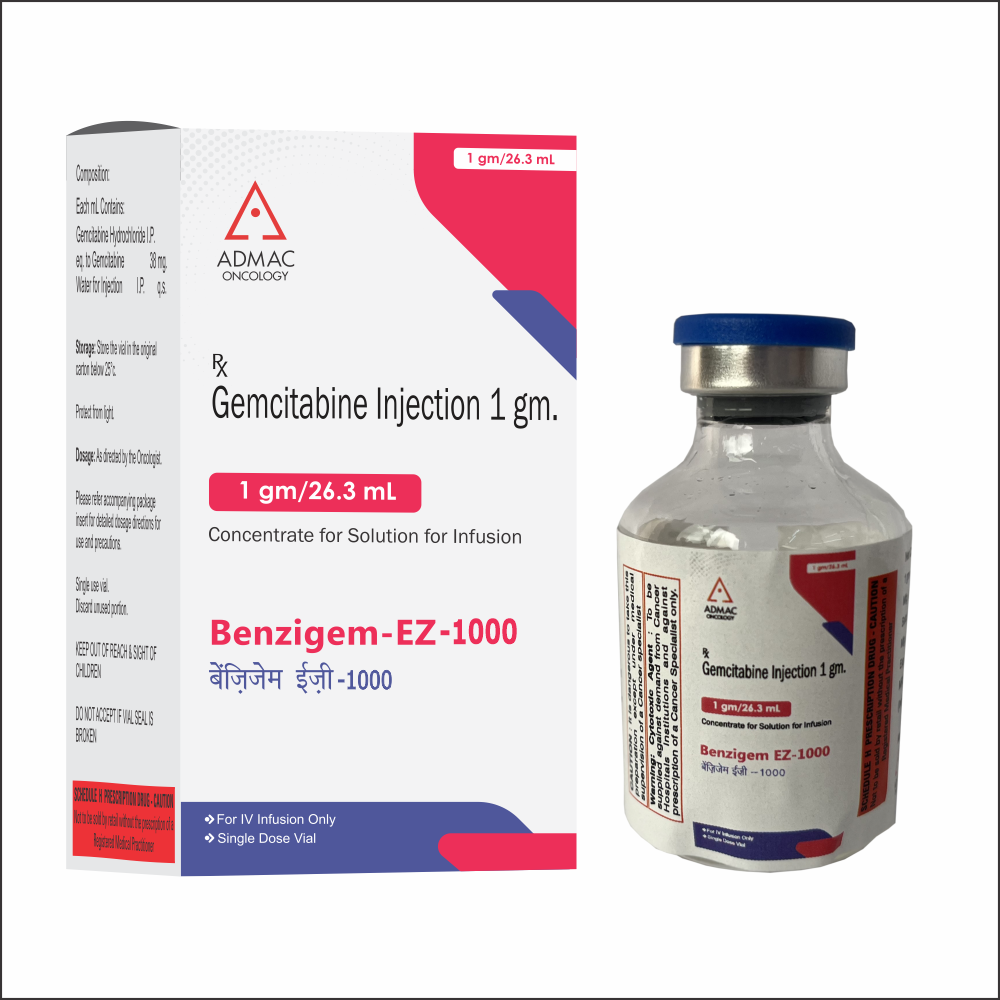 Benzigem EZ 200/1000 Liquid Injection - ADMAC ONCOLOGY